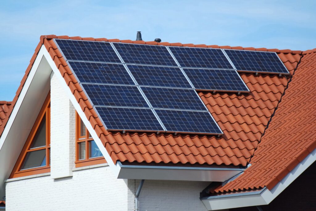 Solar panels on the roof explained as one of the tax updates for tax year 2023.